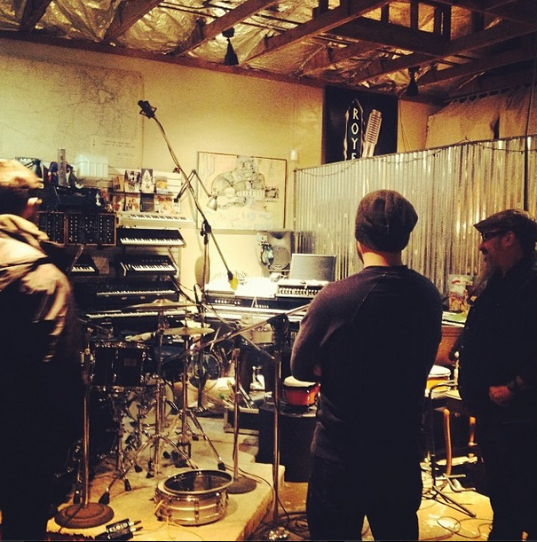 Checking out Wavelab Studios with Steve Berlin.