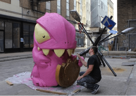 Crunchy, the mascot for the global financial meltdown. (2009) 