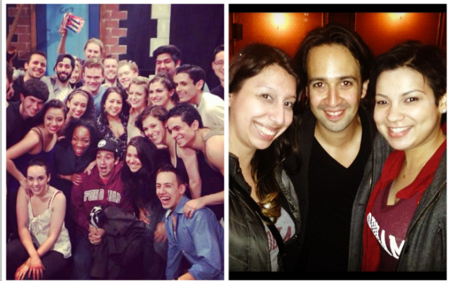 Photo left via Miranda's site; Photo right: Roz Baron