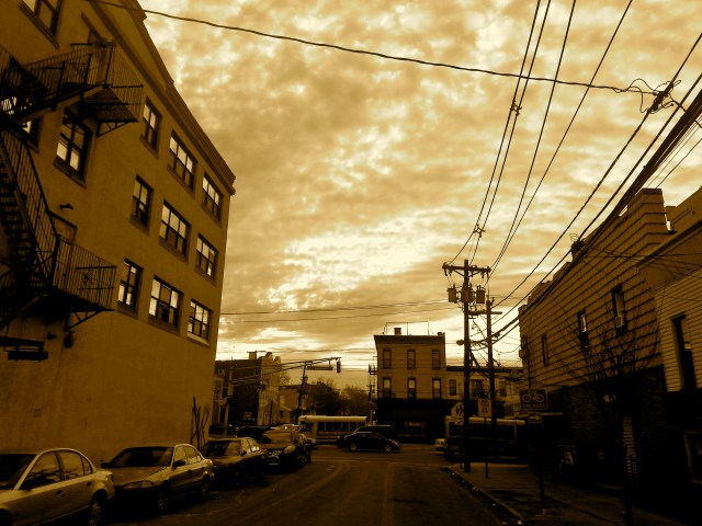 Sepia clouds